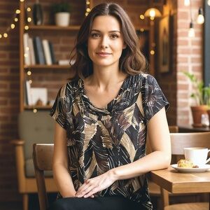 RAFAELLA WOMEN Floral Tropical Top